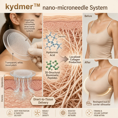 kydmer™ Nano-Microneedle Bust Lift Patches ✨