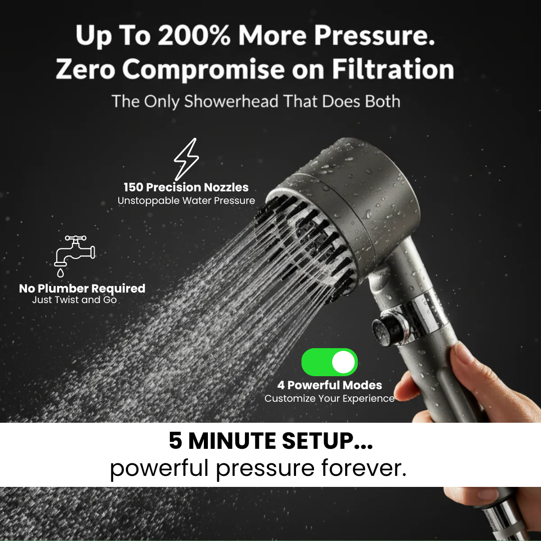 💧 High Pressure. Advanced Filtration. Luxury Spray Experience. 🚿