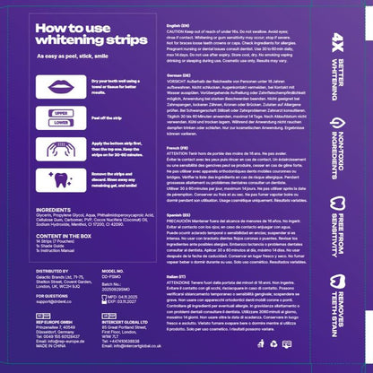 Dr.Purple™ Teeth Whitening Strips